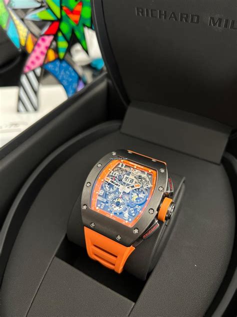 orange richard mille watch price|Richard Mille flyback chronograph.